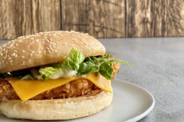 Crispy Chicken Burger a la Burger King