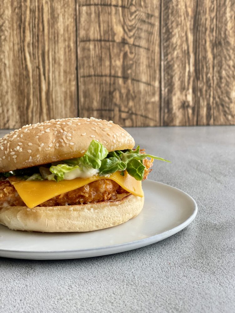 Crispy Chicken Burger a la Burger King