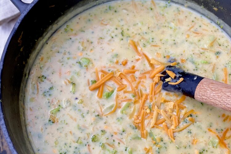 broccoli cheddar suppe