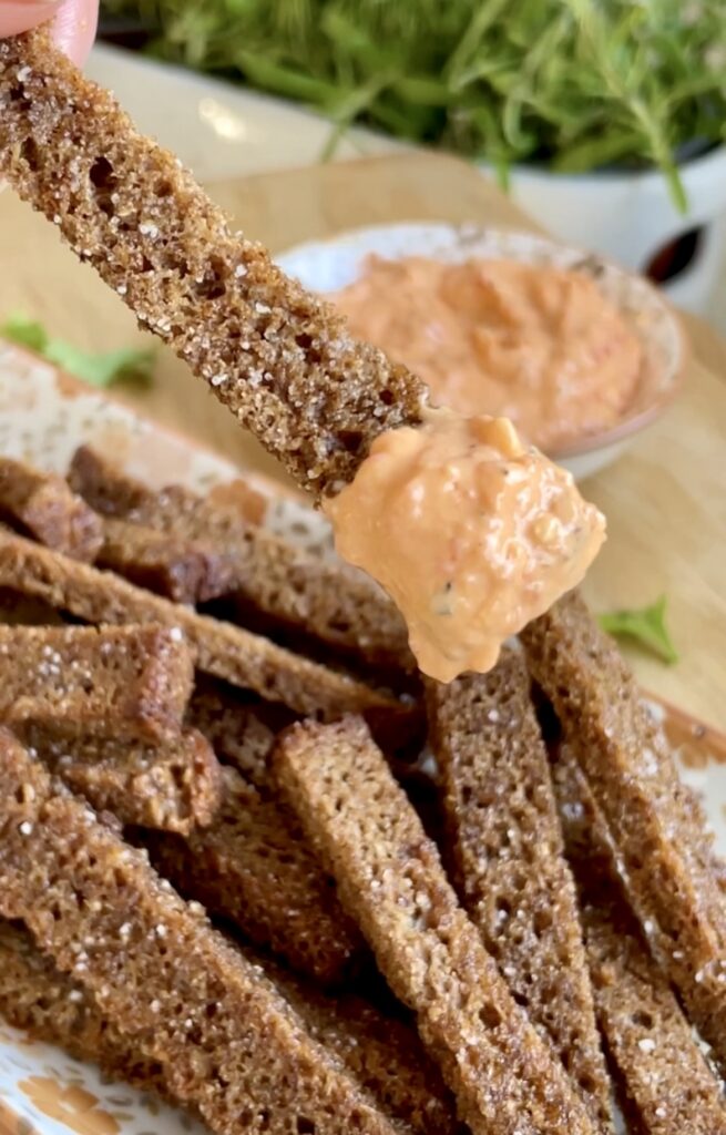 rugbrøds stænger snack