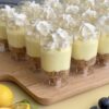 Citron cheesecake i glas