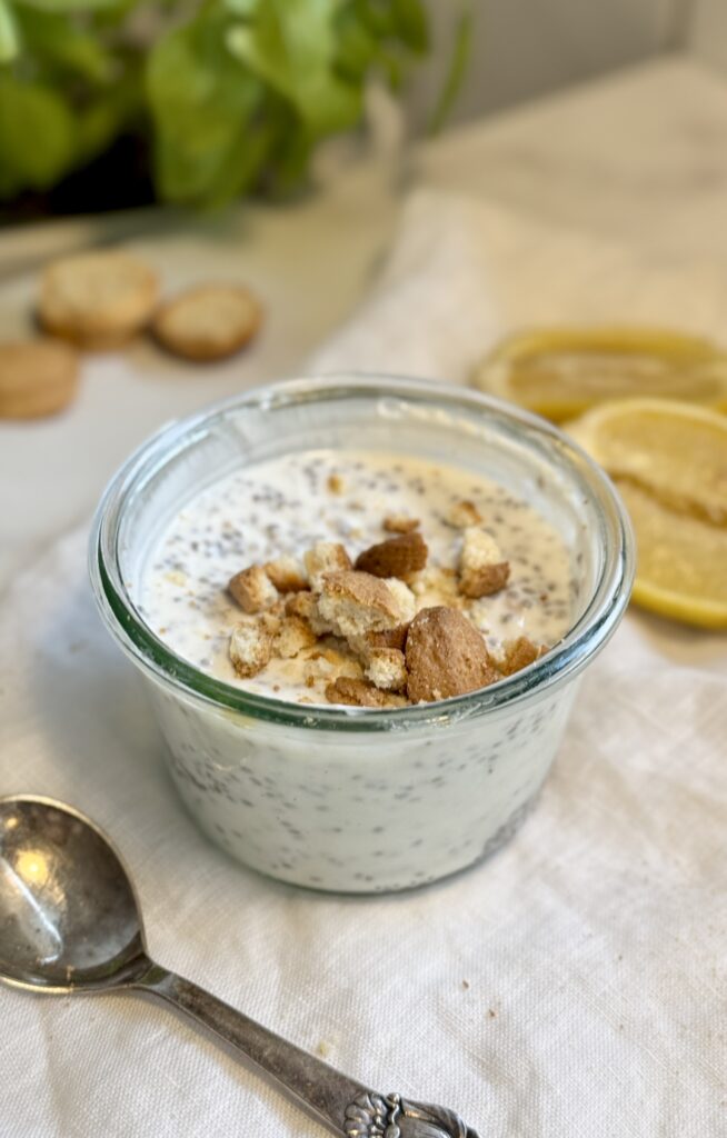 koldskåls chiagrød - overnight oat