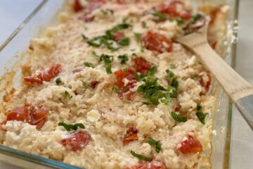 one pan ris og feta i fad