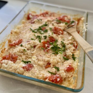 one pan ris og feta i fad