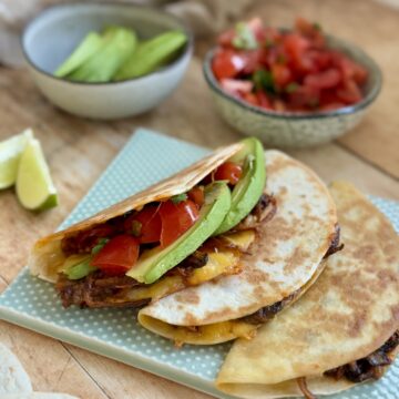 taco med okse og smeltet cheddar