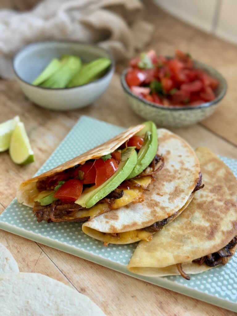 taco med okse og smeltet cheddar