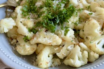 blomkål med parmesan og løg 3