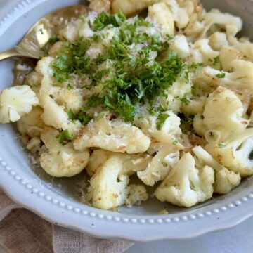 blomkål med parmesan og løg 3