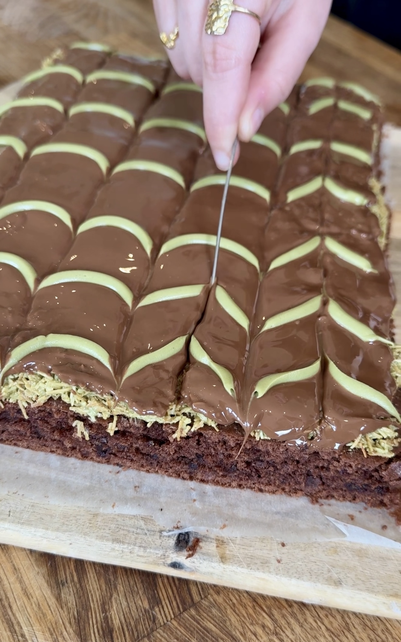 Dubai inspireret chokoladekage