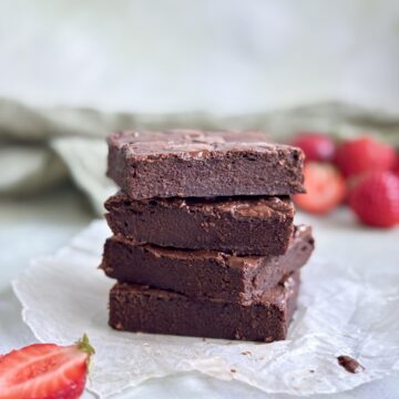 hytteost brownie
