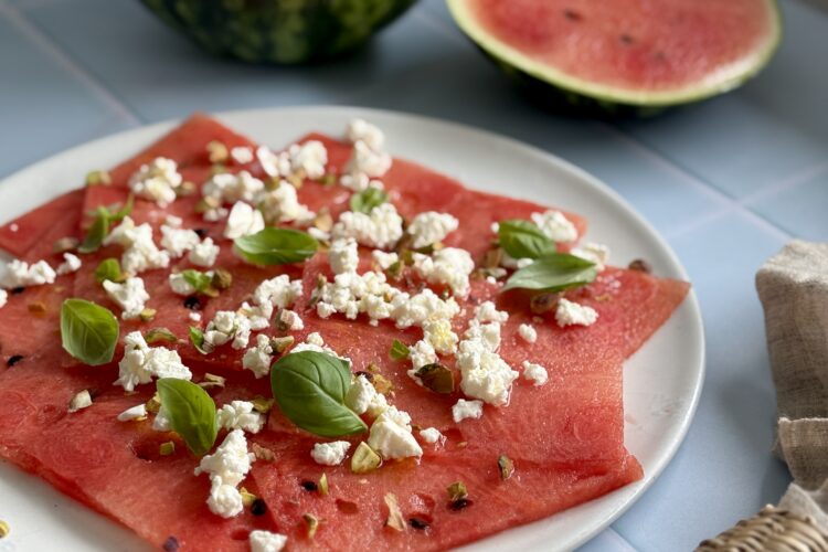 vandmelon carpaccio
