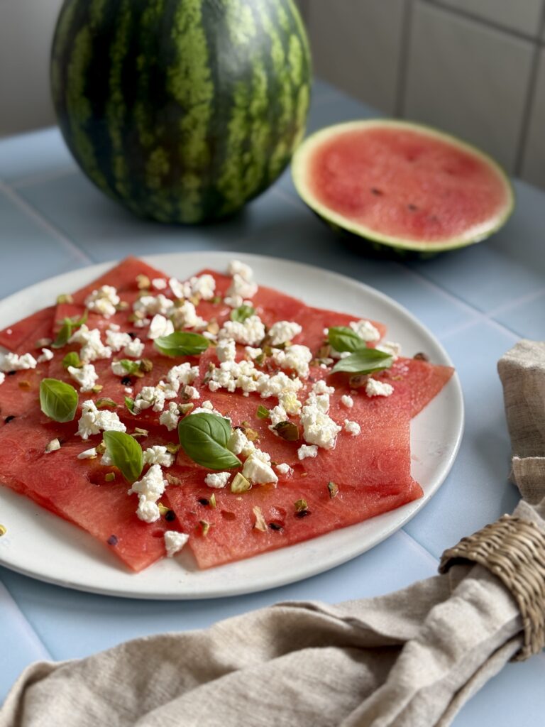 vandmelon carpaccio