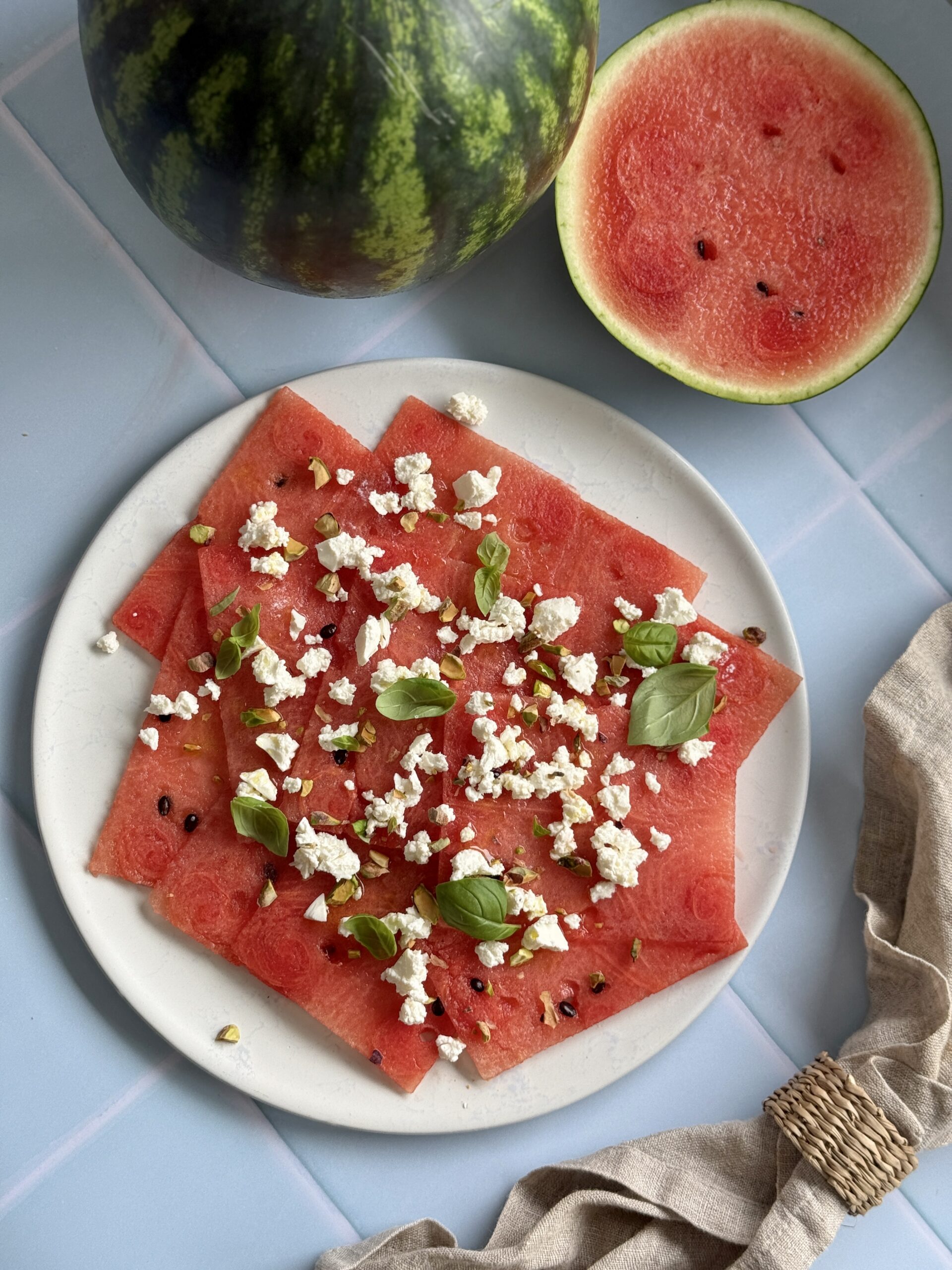 vandmelon carpaccio