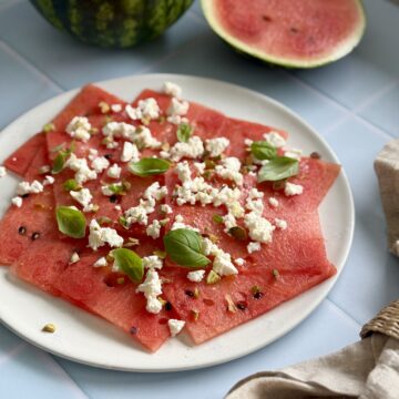 vandmelon carpaccio