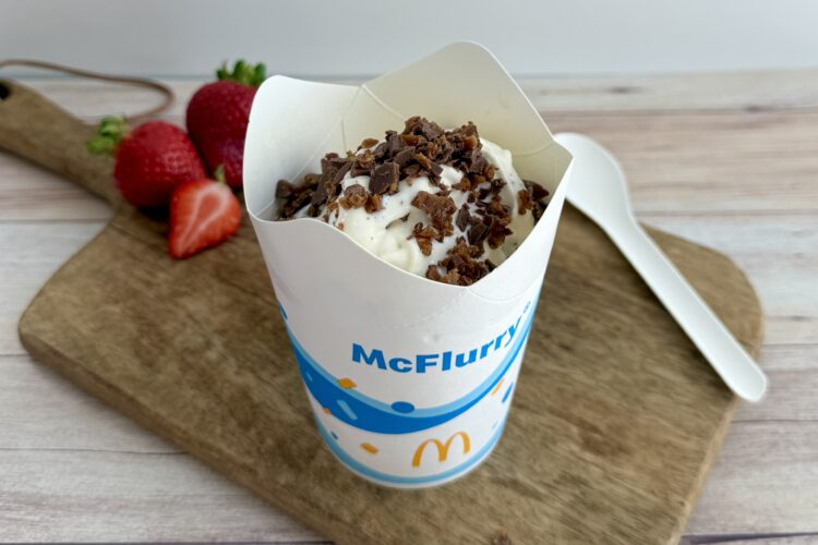 Hjemmelavet McFlurry med daim