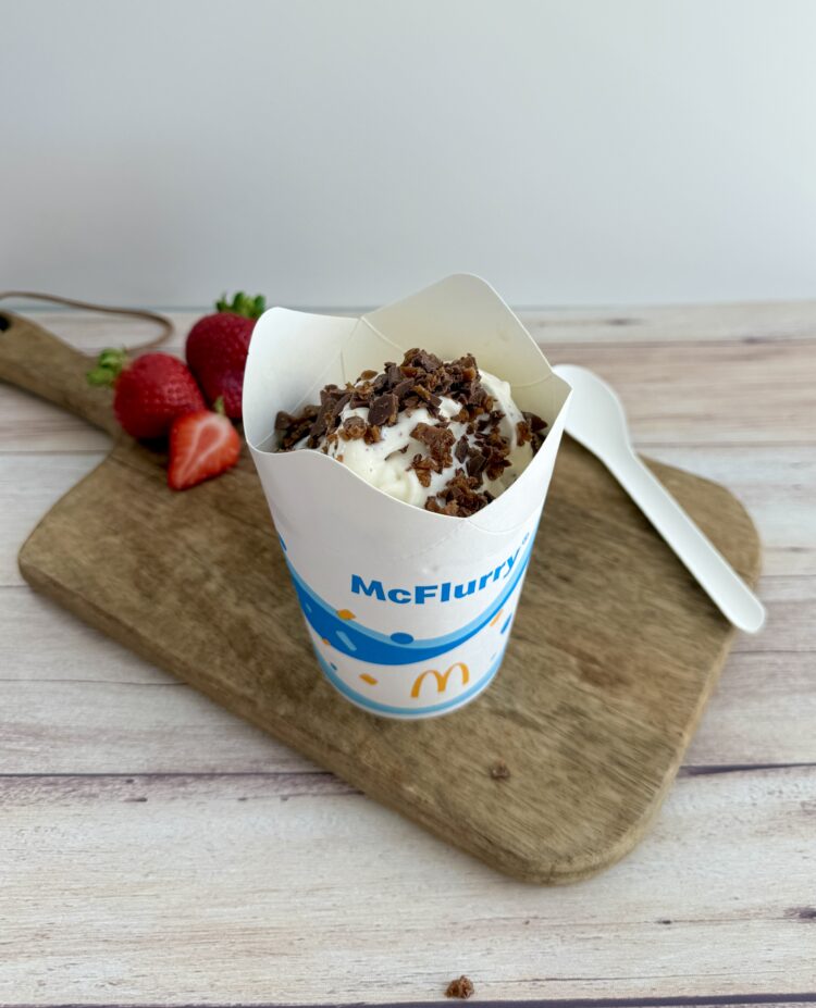 Hjemmelavet McFlurry med daim
