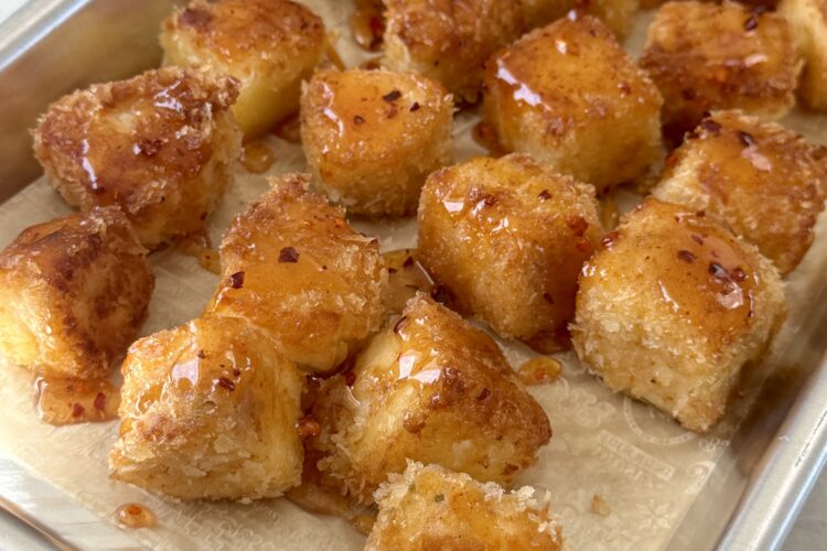 Sprødstegt halloumi