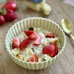 Rørt is a la jordbærkage