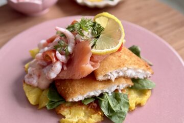 Stjernekaster på kartoffelbund