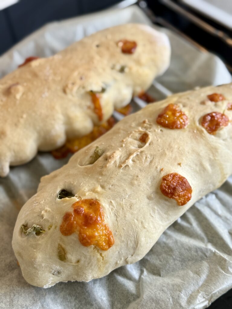 flutes med cheddar og jalapenos