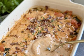 kylling i fad med tomat