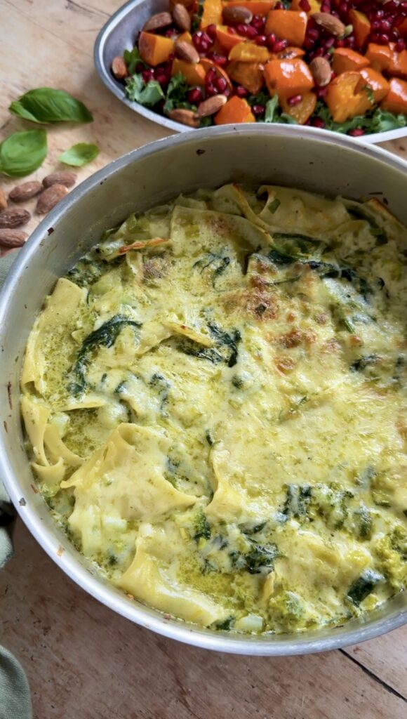 one pot grøn lasagne
