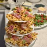 Sprøde cheddar vafler