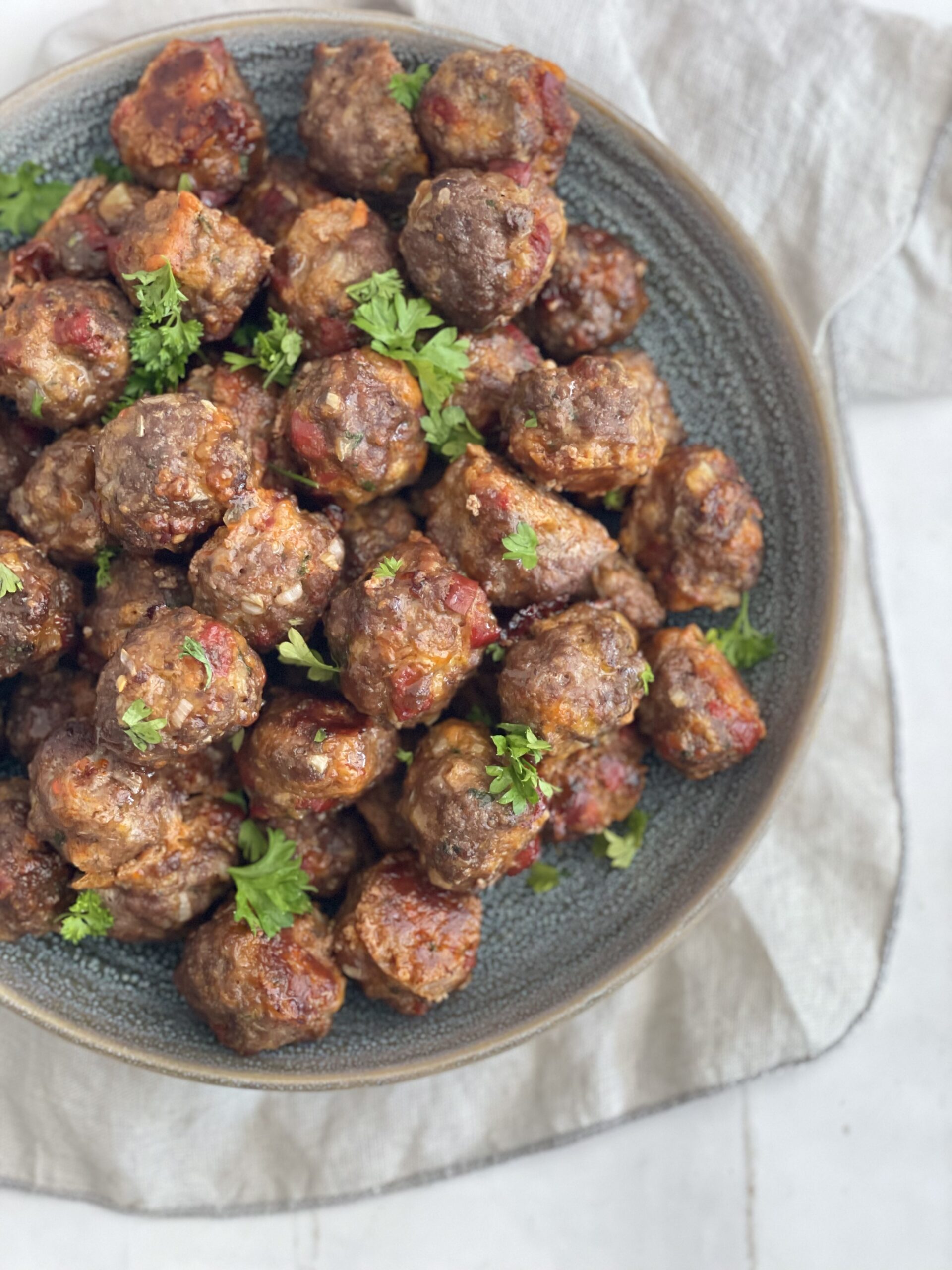 Chorizo kødboller i ovn