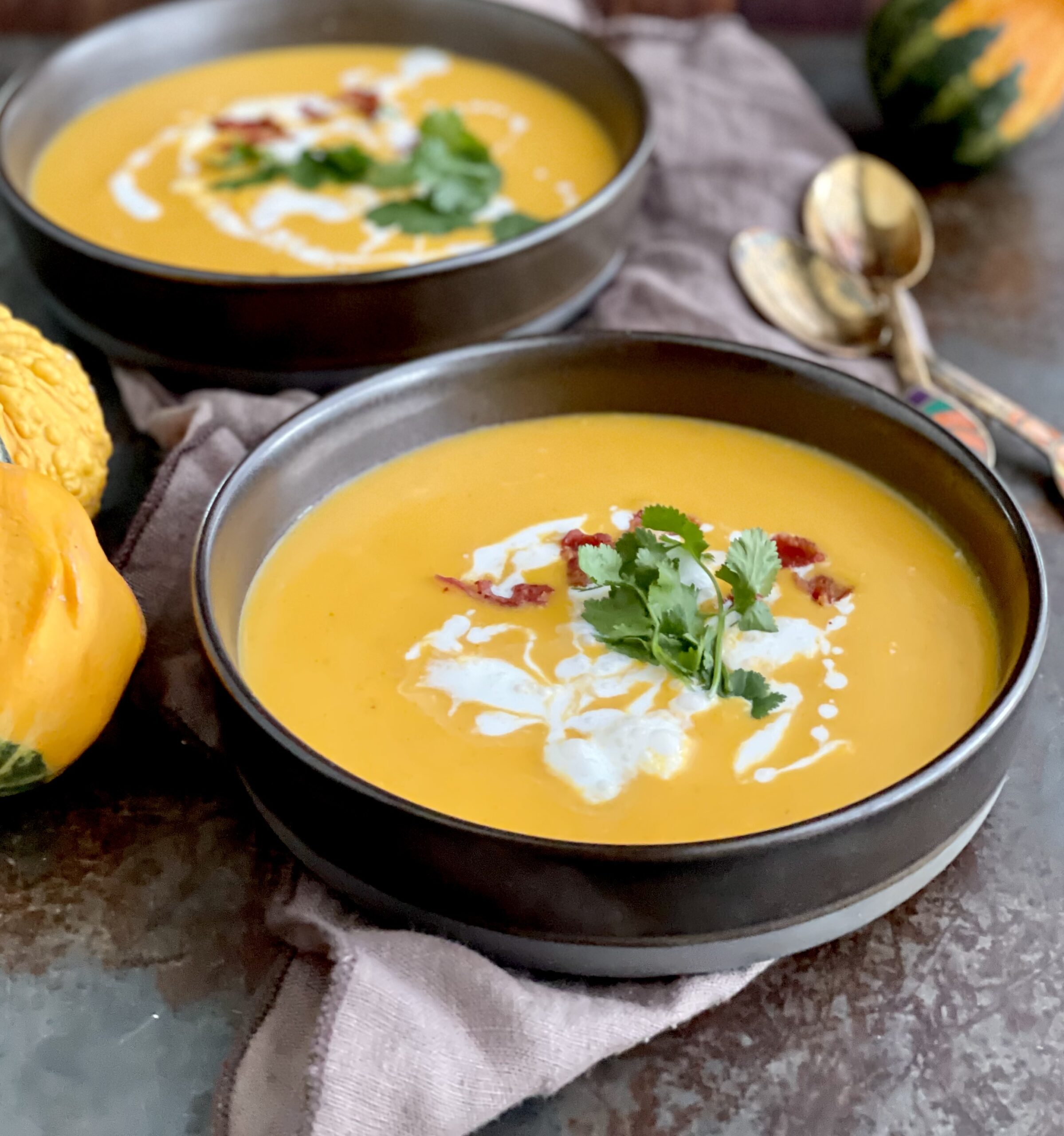Græskarsuppe med asiatisk twist