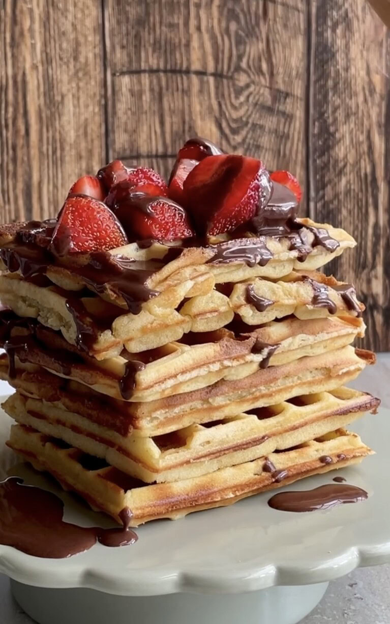 sprøde belgiske vafler