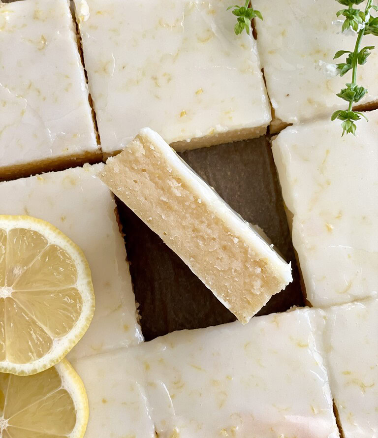 syrlig citronkage brownie