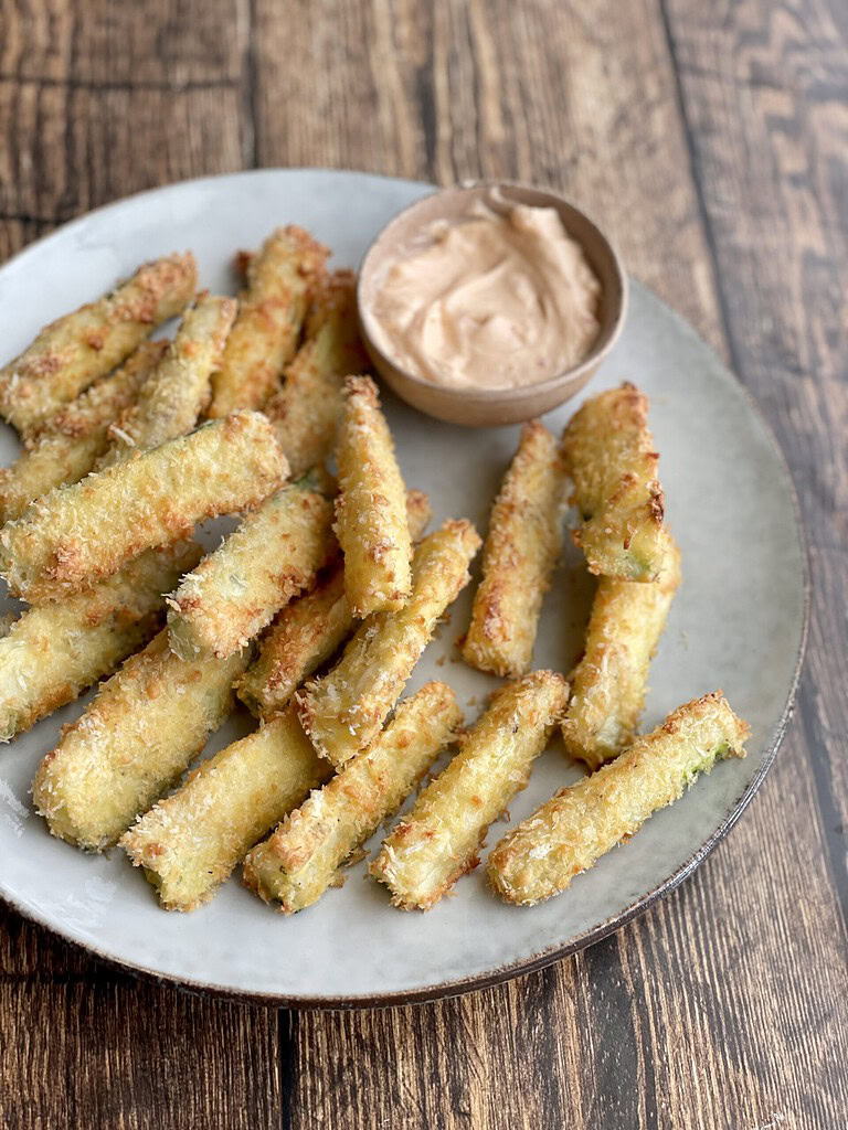 squash bagt med parmesan i ovn