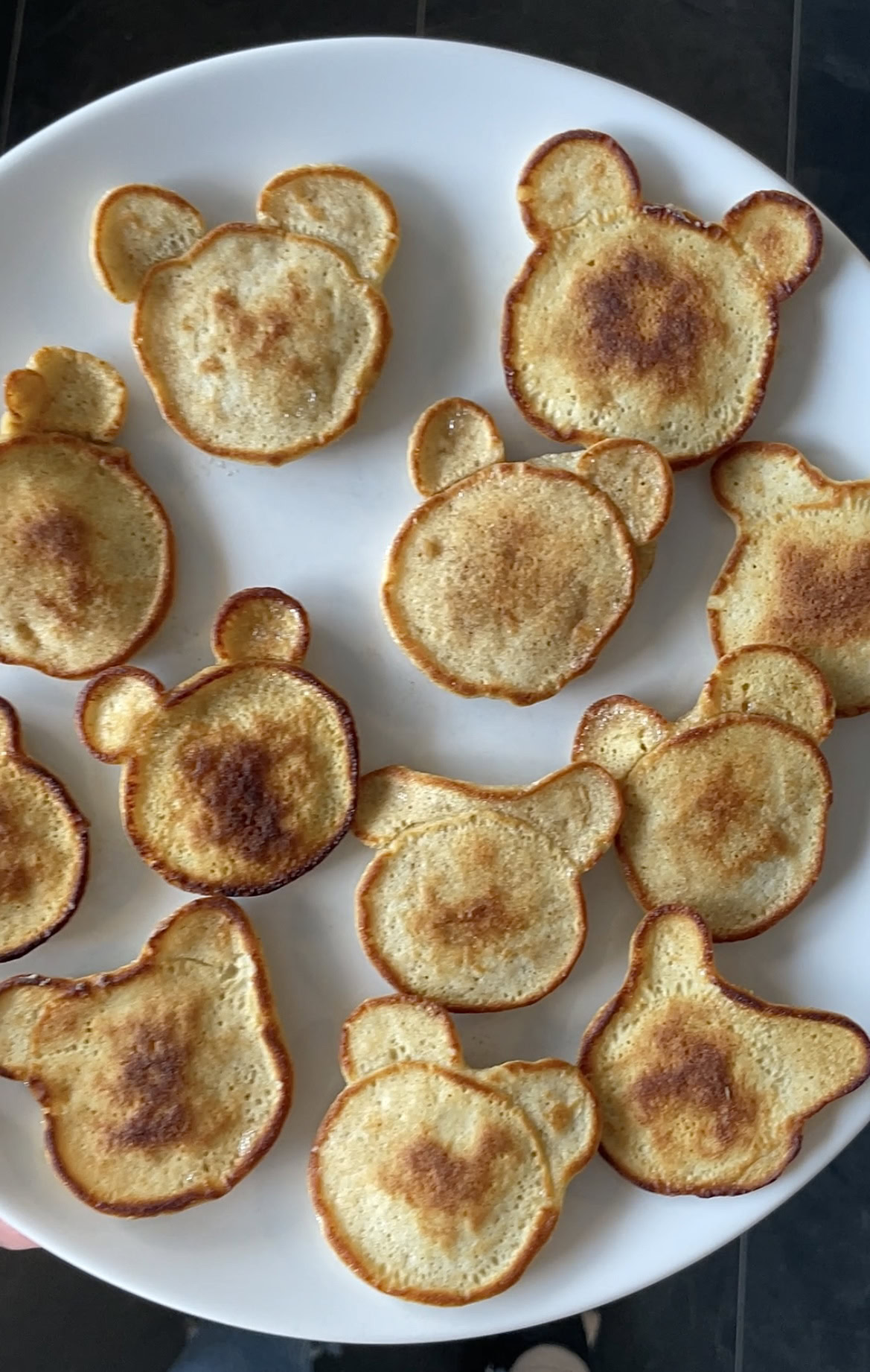 Banan 'bjørne' pandekager
