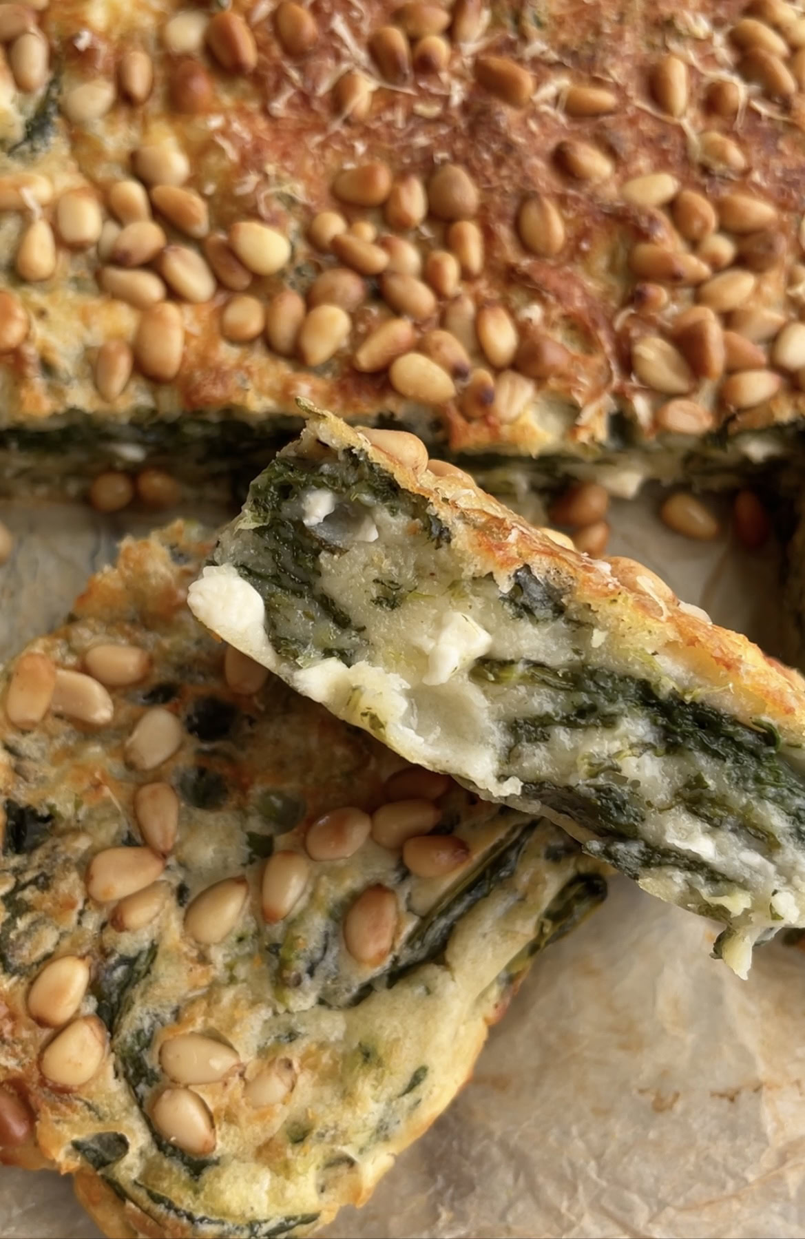 Feta og spinat i fad