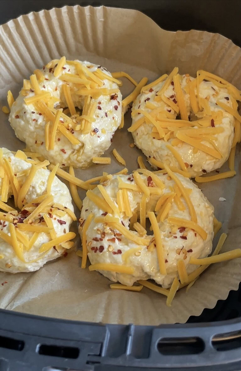 proteinholdige nemme bagels