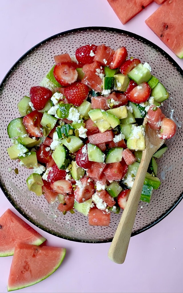 cremet vandmelonsalat