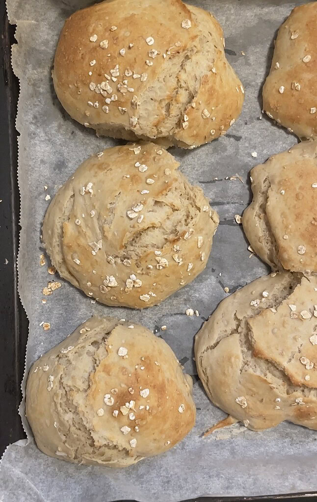 sprøde langtidshævede boller