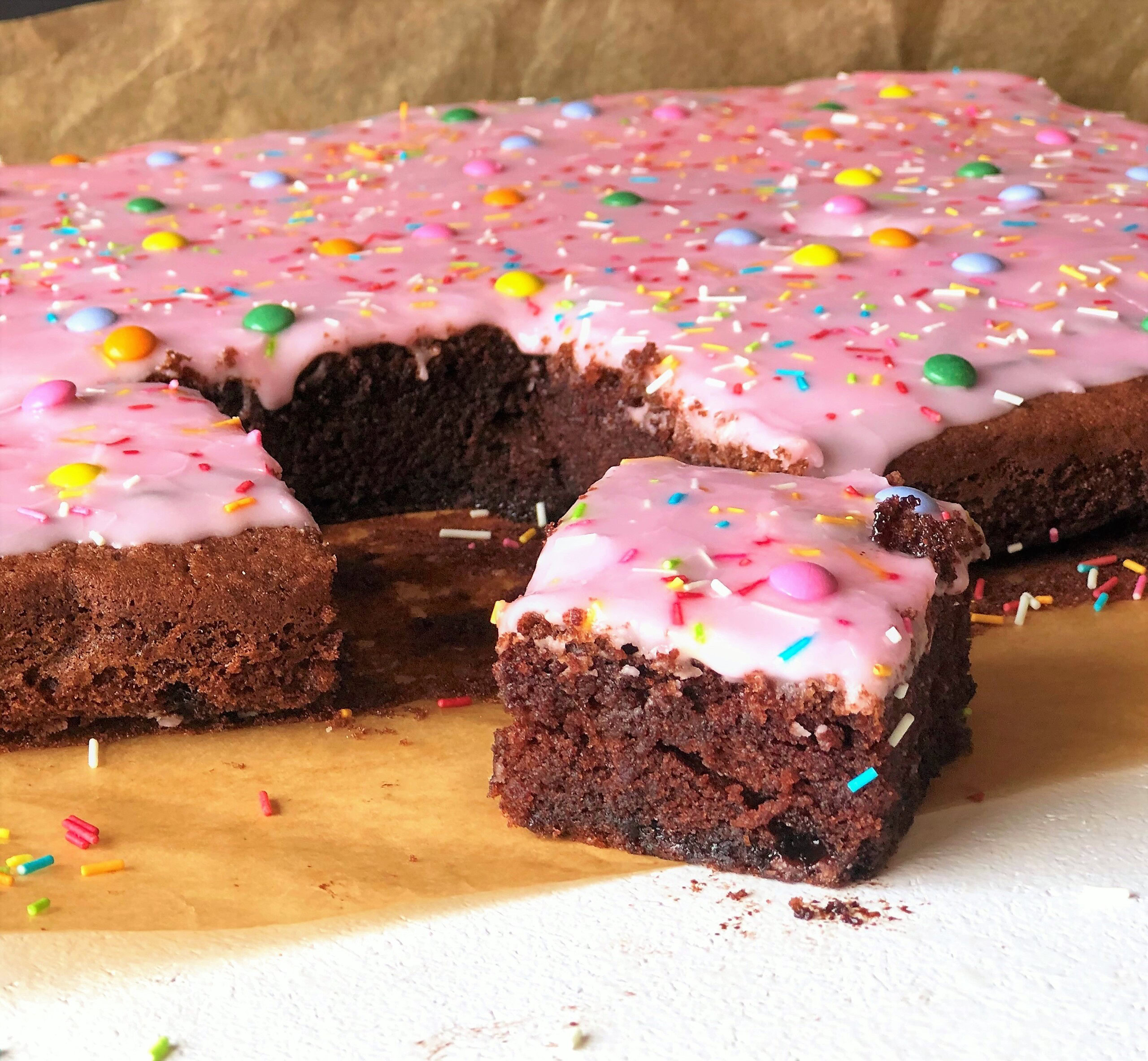 Klassens time chokoladekage - stor bradepandekage 