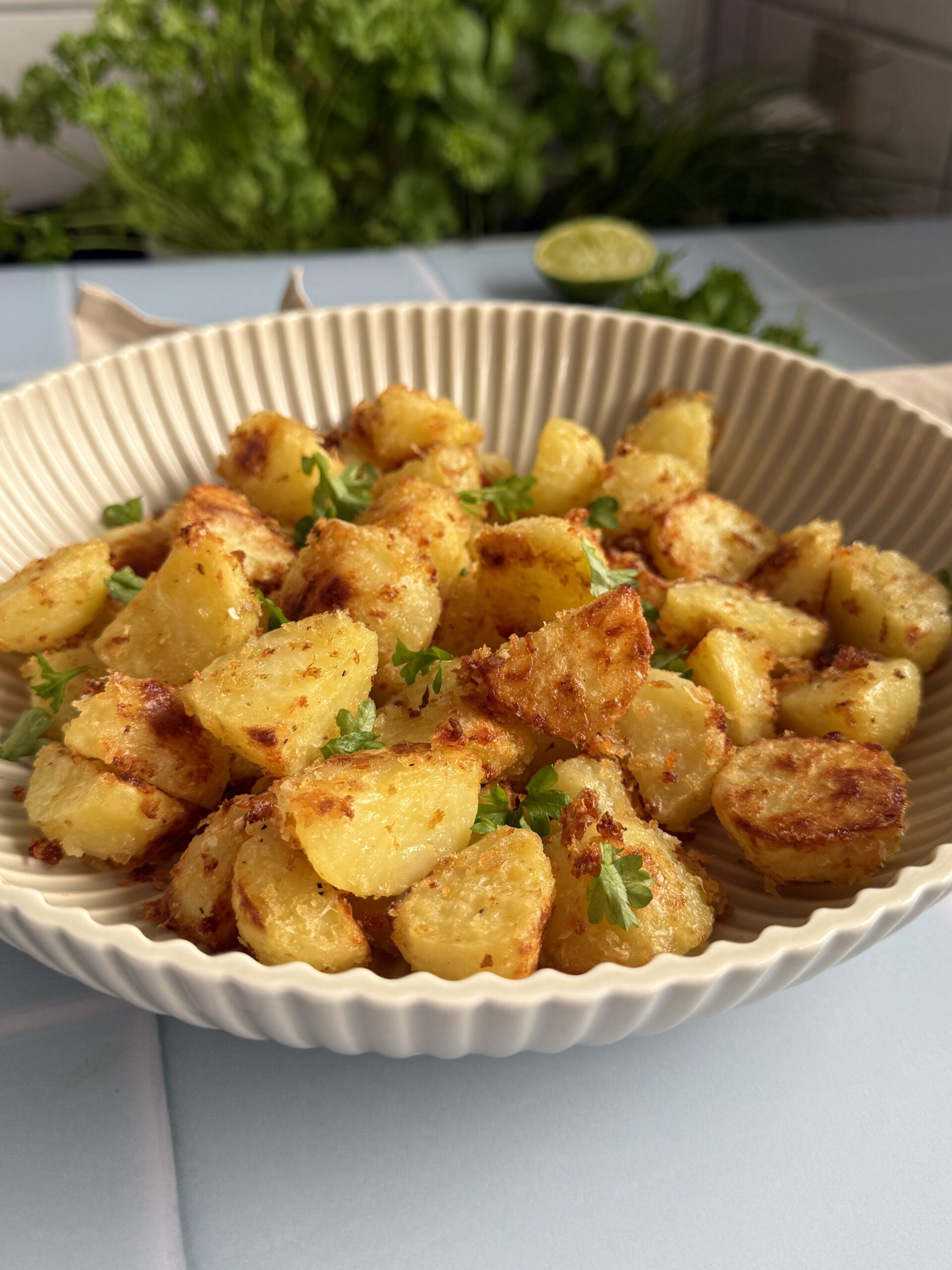 Ovnbagte kartofler med parmesan