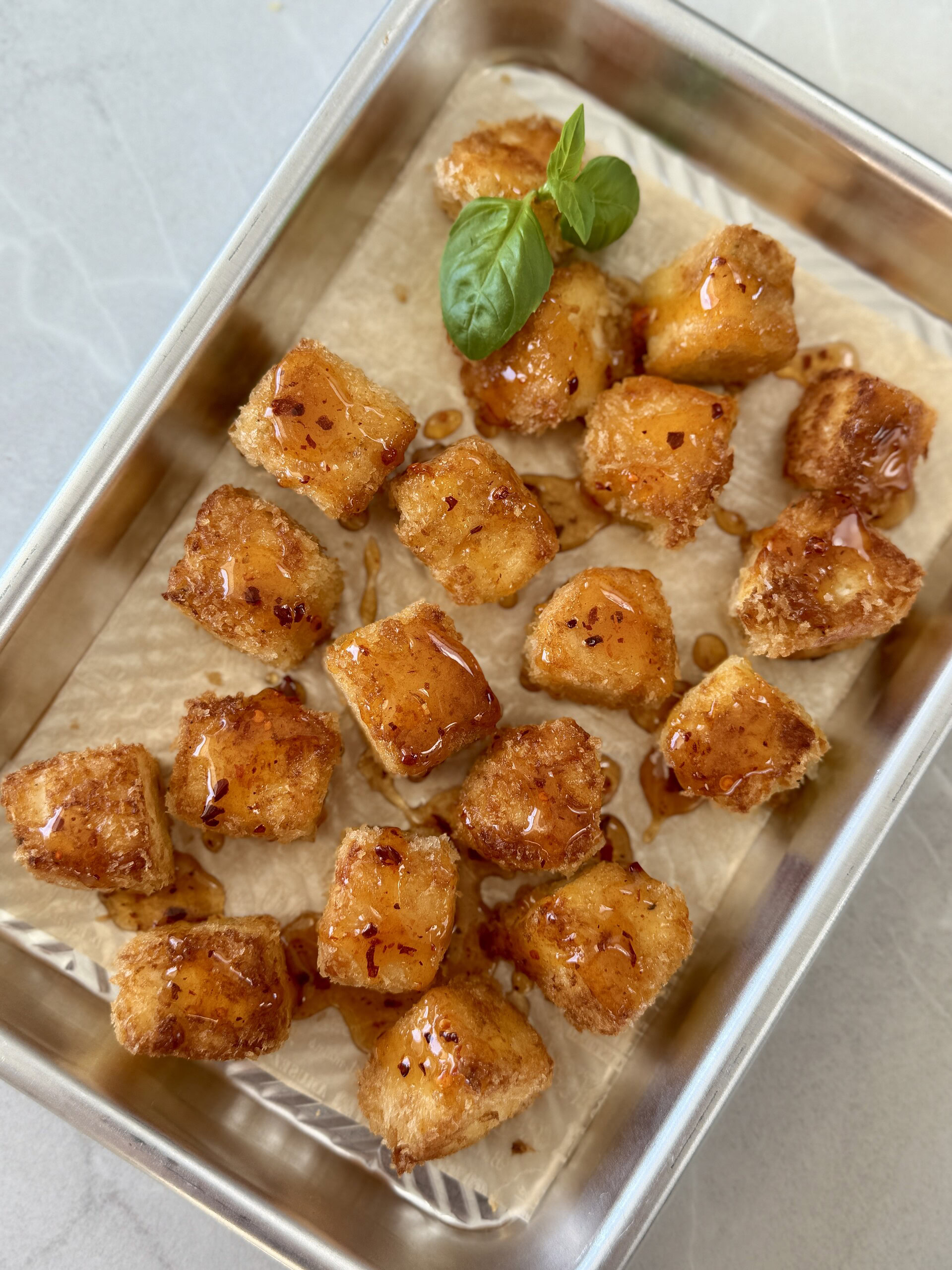 Sprødstegt halloumi