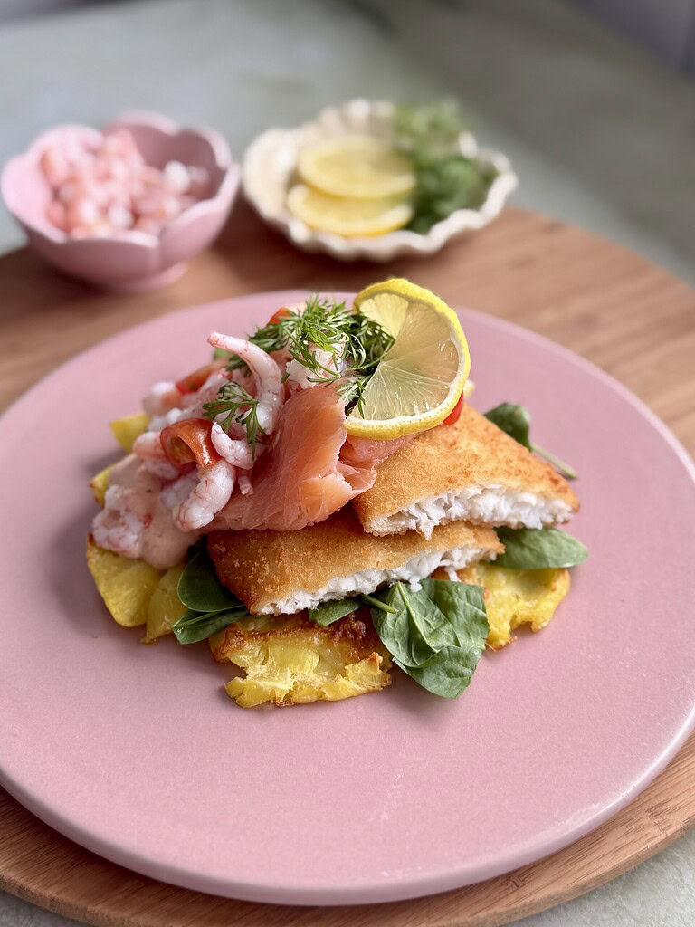 Stjernekaster på kartoffelbund