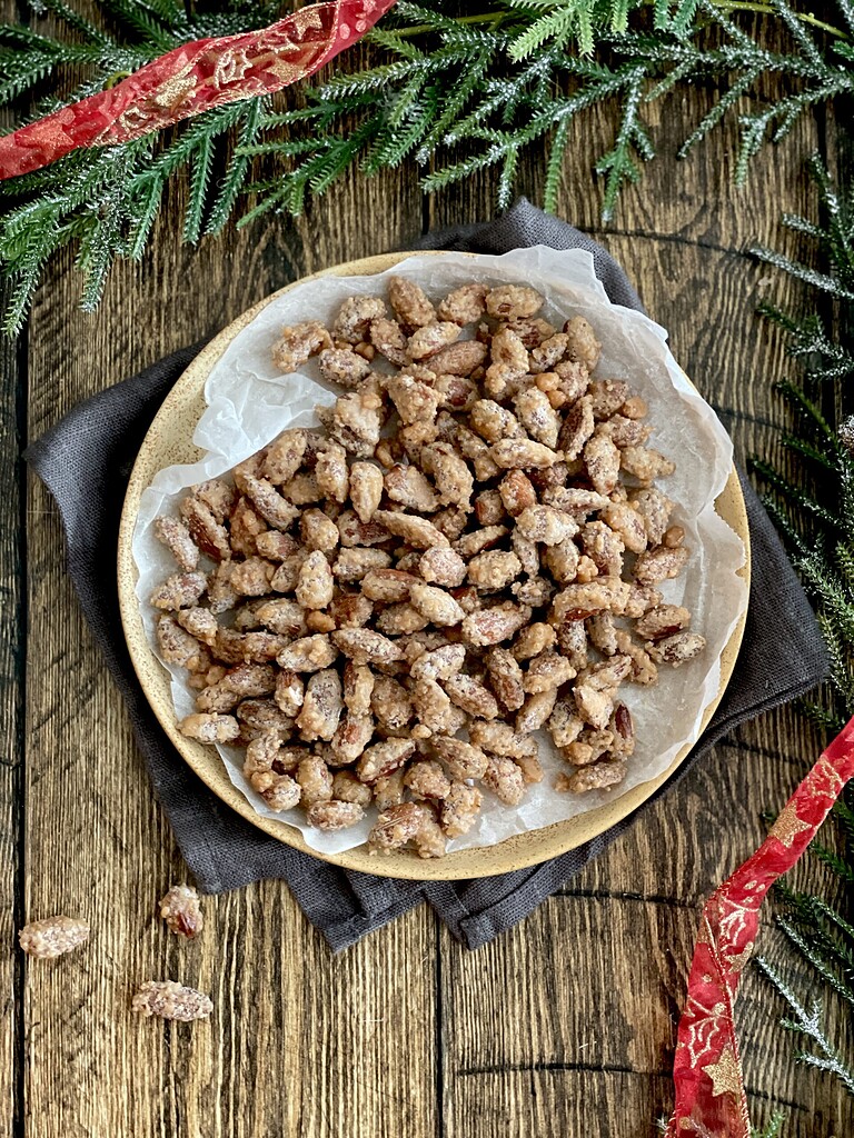 hjemmelavede brændte mandler