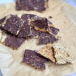 knækbrød med chokolade
