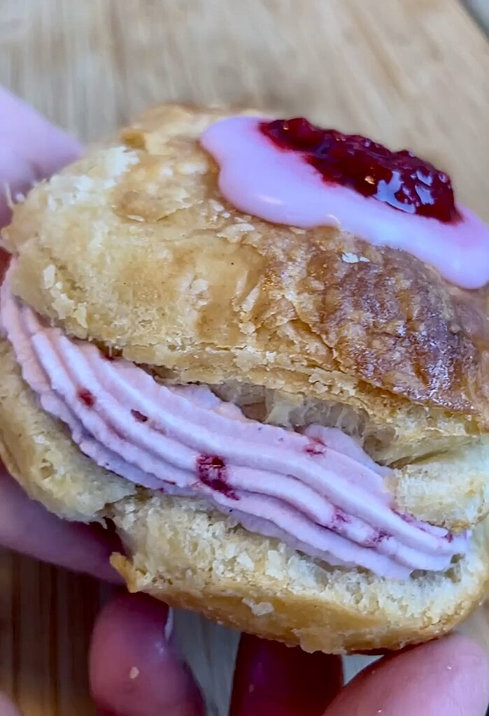 nem fastelavnsboller med hindbær