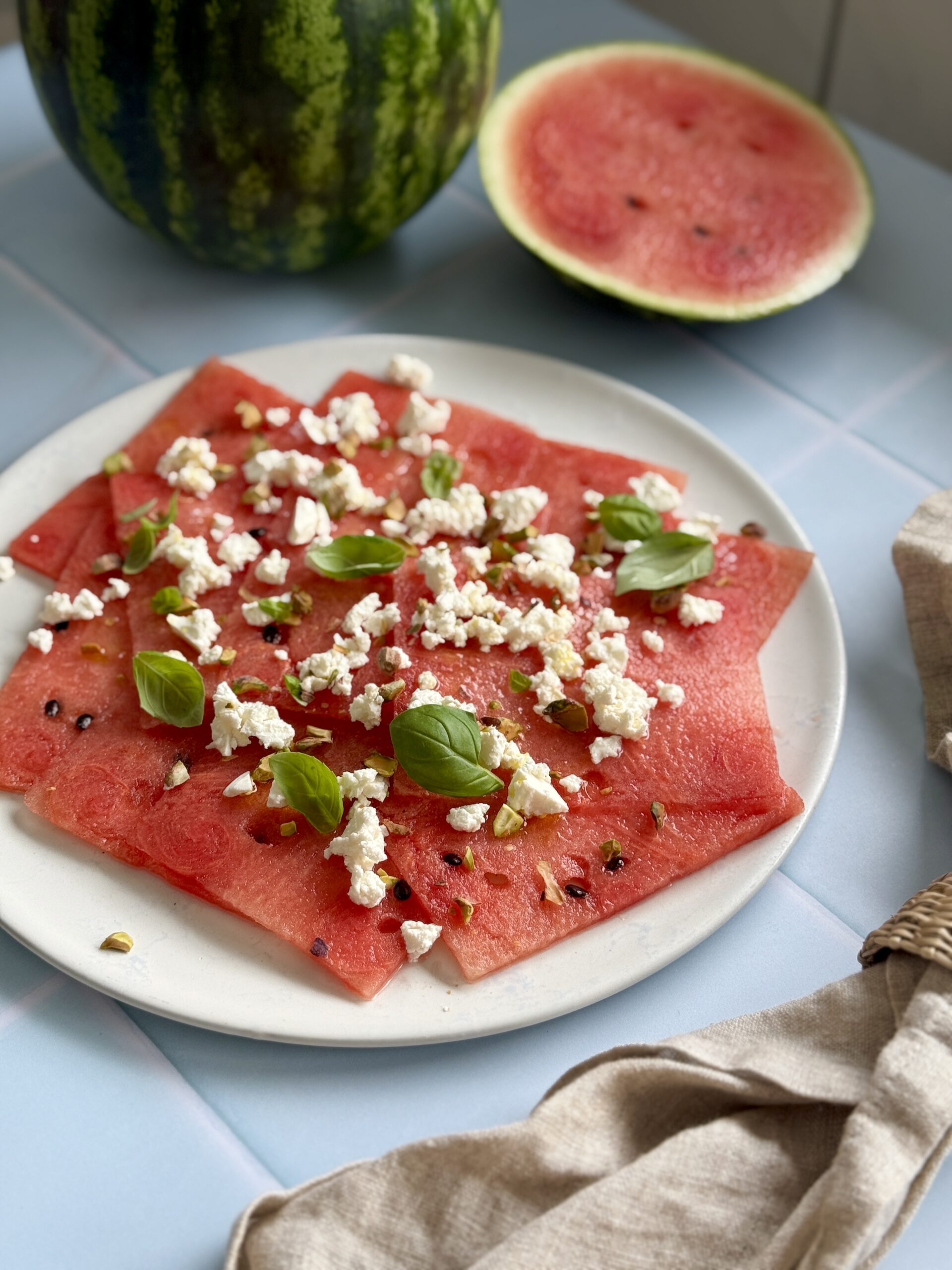 Vandmelon carpaccio
