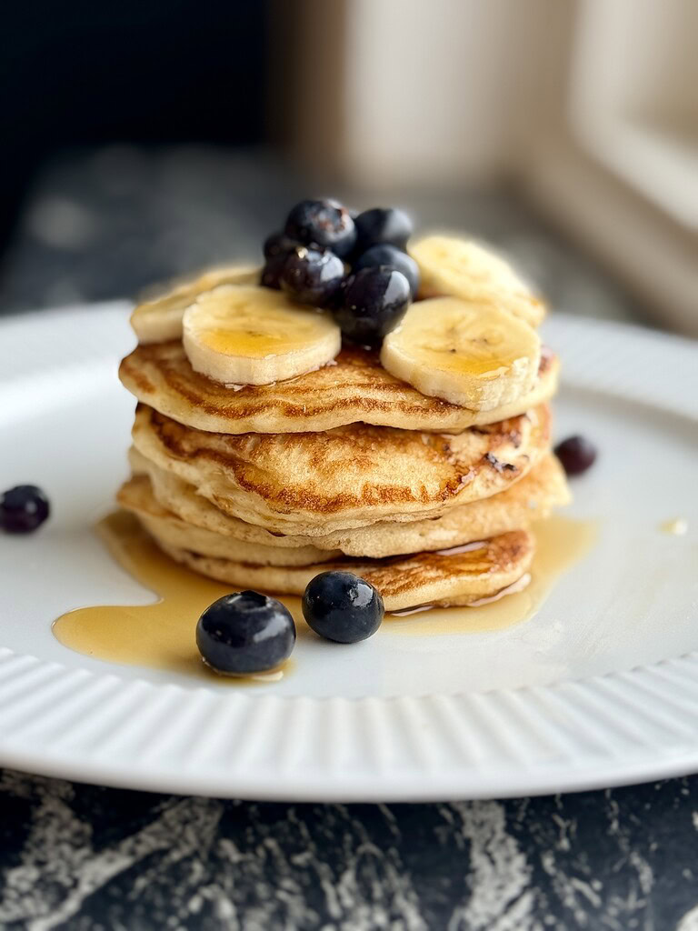 amerikanske pandekager med chokolade