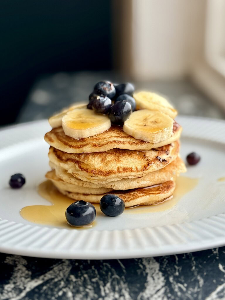 amerikanske pandekager med chokolade