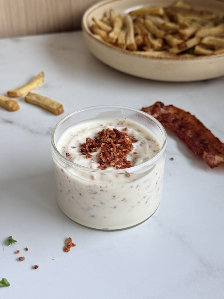 Hjemmelavet bacon mayo
