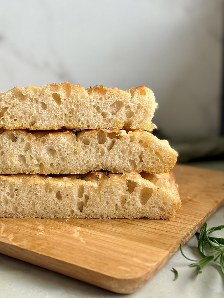 Koldhævet foccacia