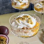 Mango dessert i glas